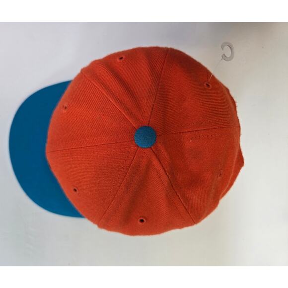 Miami Florida Marlins 47 Brand Forty Seven Baseball SNAP Cap Orange MLB Hat KIDS - Picture 4 of 6